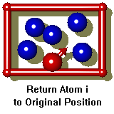return atom i to original 
position